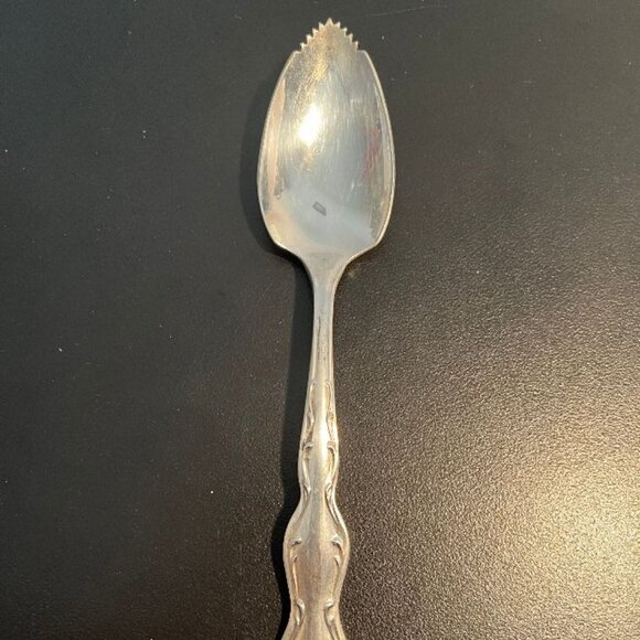 WM Rogers Extra Silver Plate Grapefruit Spoon - Picture 1 of 5